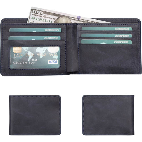 Load image into Gallery viewer, Arvada Handmade Bifold Leather Men Wallet-28
