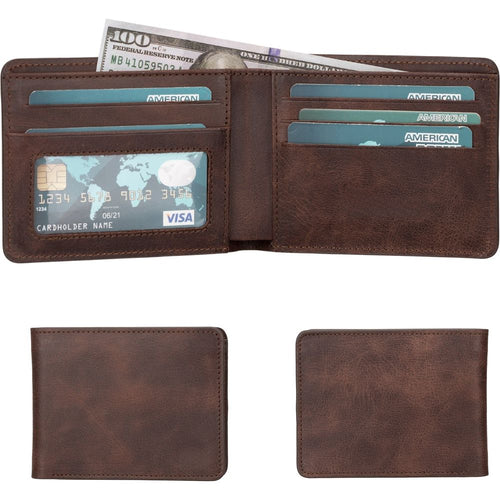 Load image into Gallery viewer, Arvada Handmade Bifold Leather Men Wallet-32
