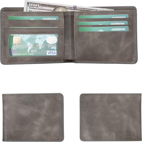 Load image into Gallery viewer, Arvada Handmade Bifold Leather Men Wallet-45
