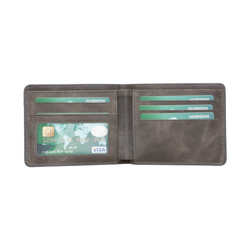 Load image into Gallery viewer, Arvada Handmade Bifold Leather Men Wallet-47
