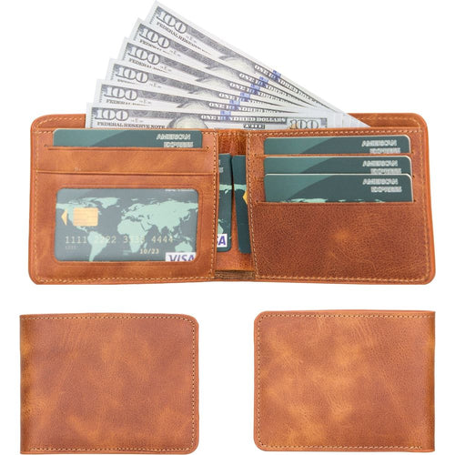 Load image into Gallery viewer, Arvada Handmade Bifold Leather Men Wallet-13
