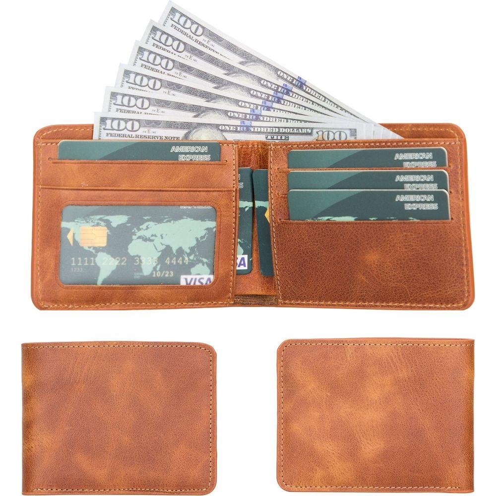 Arvada Handmade Bifold Leather Men Wallet-13