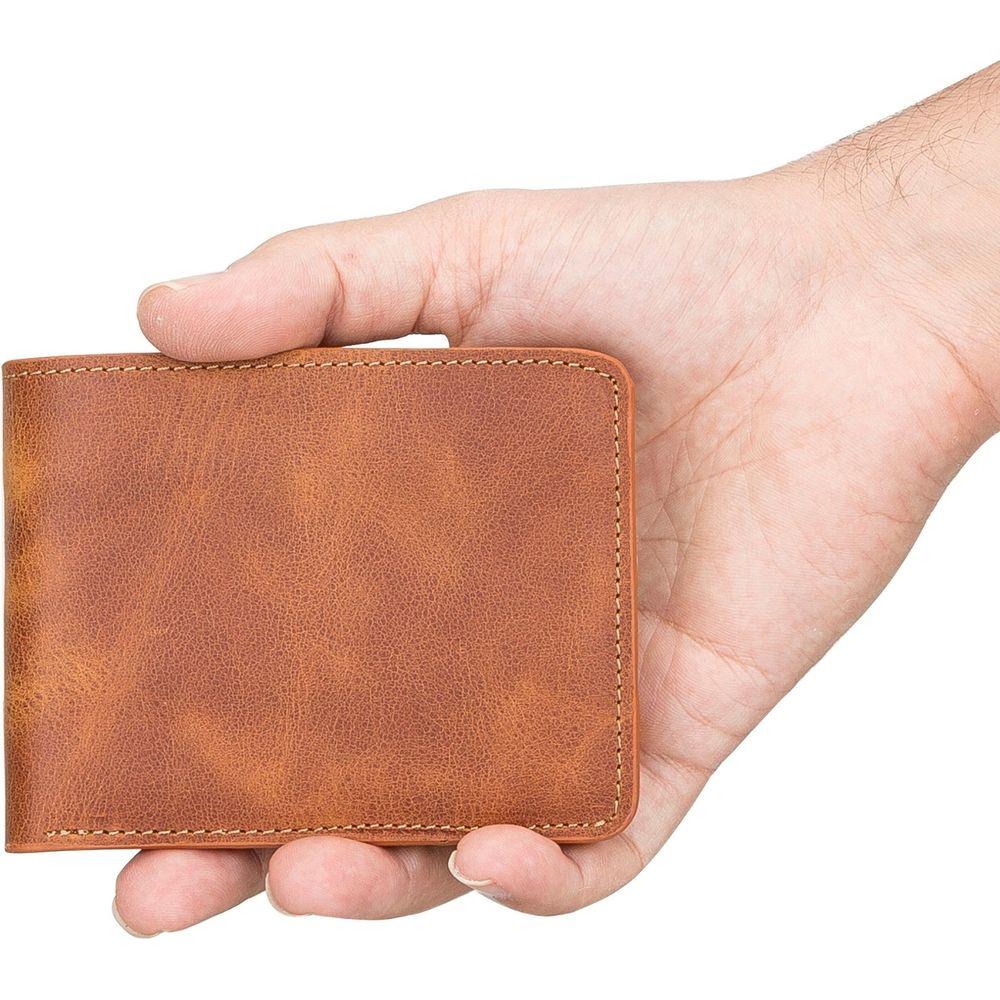 Arvada Handmade Bifold Leather Men Wallet-14