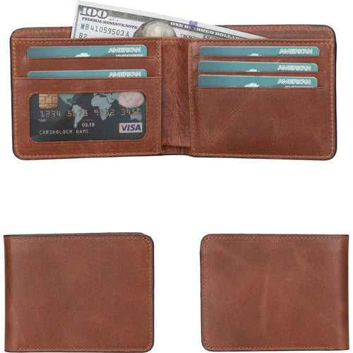 Load image into Gallery viewer, Arvada Handmade Bifold Leather Men Wallet-51
