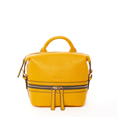 Load image into Gallery viewer, SUSU The Ashley Yellow Leather Backpack Purse
