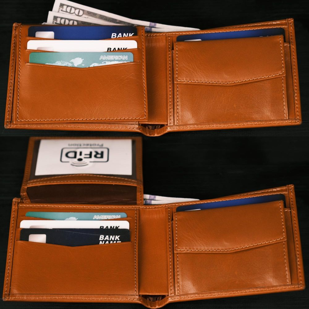 Aspen Premium Full-Grain Leather Wallet for Men-5