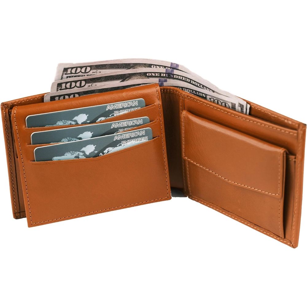 Aspen Premium Full-Grain Leather Wallet for Men-8