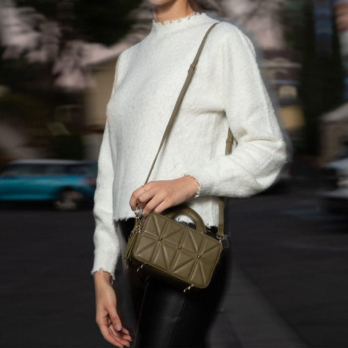 Load image into Gallery viewer, Taylor Small Crossbody Bag in Olive Green
