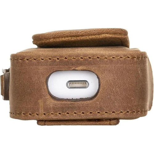 Load image into Gallery viewer, Aurora Luxury Leather AirPods Case with Attached Wrist Strap-17
