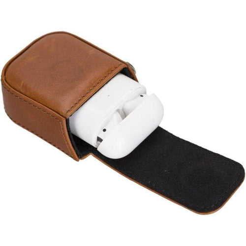 Load image into Gallery viewer, Aurora Luxury Leather AirPods Case with Attached Wrist Strap-4
