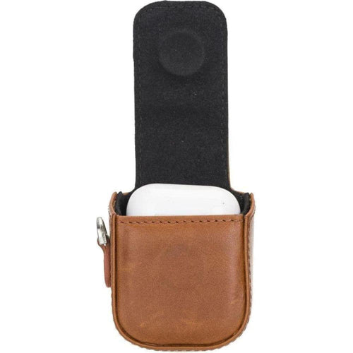 Load image into Gallery viewer, Aurora Luxury Leather AirPods Case with Attached Wrist Strap-2
