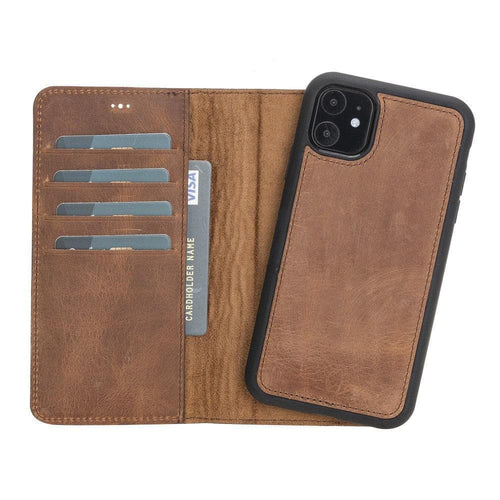 Load image into Gallery viewer, Magic iPhone 11 Pro Detachable Leather Wallet Case-7
