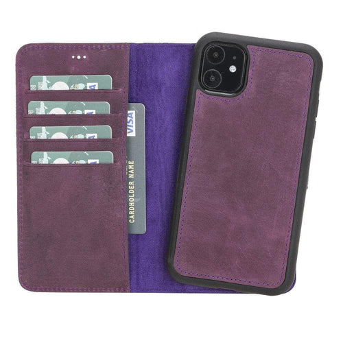 Load image into Gallery viewer, Magic iPhone 11 Pro Detachable Leather Wallet Case-8
