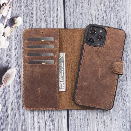 Load image into Gallery viewer, Magic iPhone 12 Pro Max Detachable Leather Wallet Case-6
