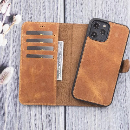 Load image into Gallery viewer, Magic iPhone 12 Pro Max Detachable Leather Wallet Case-7
