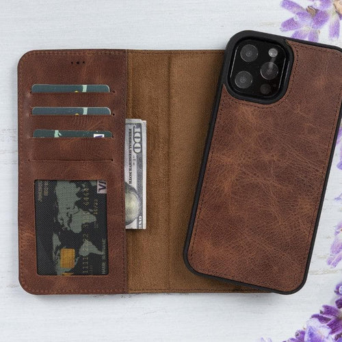 Load image into Gallery viewer, Magic iPhone 12 Pro Max Detachable Leather Wallet Case-10
