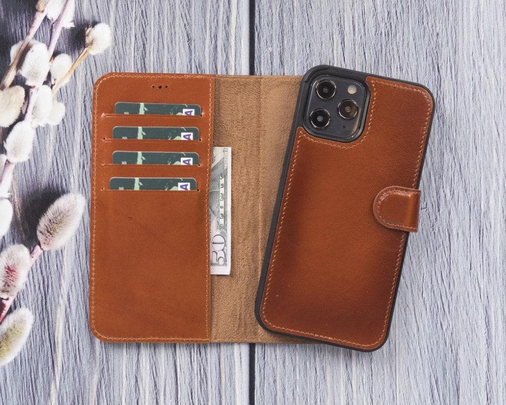 Magic iPhone 12 Mini Detachable Leather Wallet Case-11