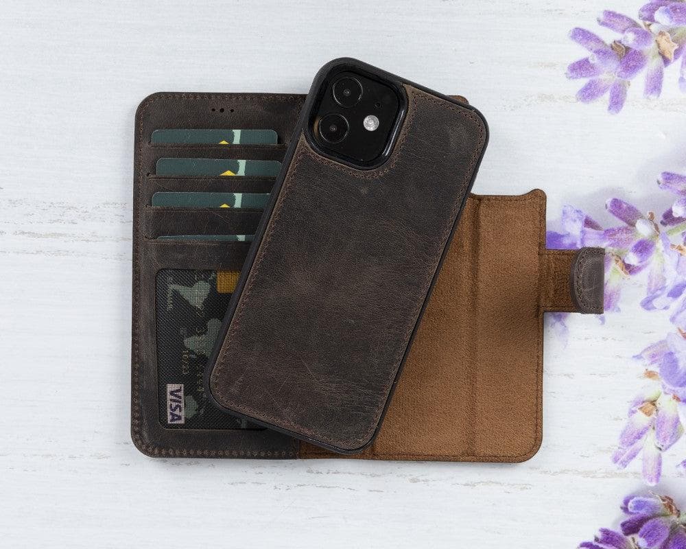 Magic iPhone 12 / 12 Pro Detachable Leather Wallet Case-14