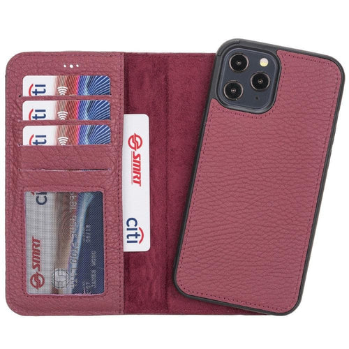 Load image into Gallery viewer, Magic iPhone 12 / 12 Pro Detachable Leather Wallet Case-15
