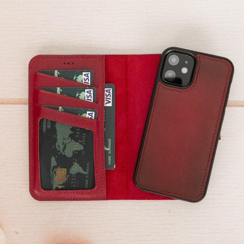 Load image into Gallery viewer, Magic iPhone 12 Mini Detachable Leather Wallet Case-14
