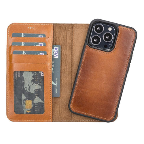 Load image into Gallery viewer, Magic iPhone 13 Pro Detachable Leather Wallet Case-0
