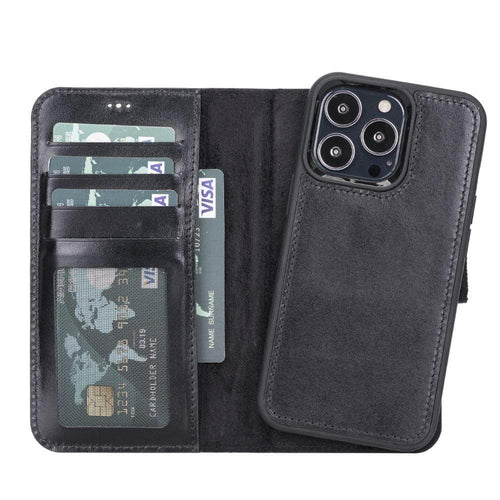 Load image into Gallery viewer, Magic iPhone 13 Detachable Leather Wallet Case-0
