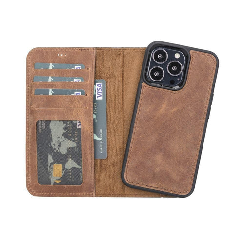 Load image into Gallery viewer, Magic iPhone 13 Pro Detachable Leather Wallet Case-9
