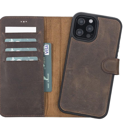 Load image into Gallery viewer, Magic iPhone 13 Pro Detachable Leather Wallet Case-14
