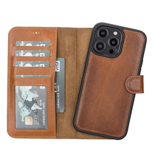 Load image into Gallery viewer, Magic iPhone 14 Plus Detachable Leather Wallet Case-0
