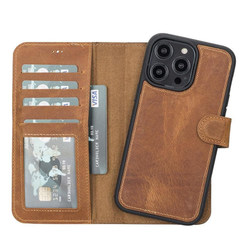 Load image into Gallery viewer, Magic iPhone 14 Plus Detachable Leather Wallet Case-6
