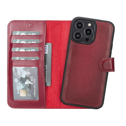 Load image into Gallery viewer, Magic iPhone 14 Pro Max Detachable Leather Wallet Case-8
