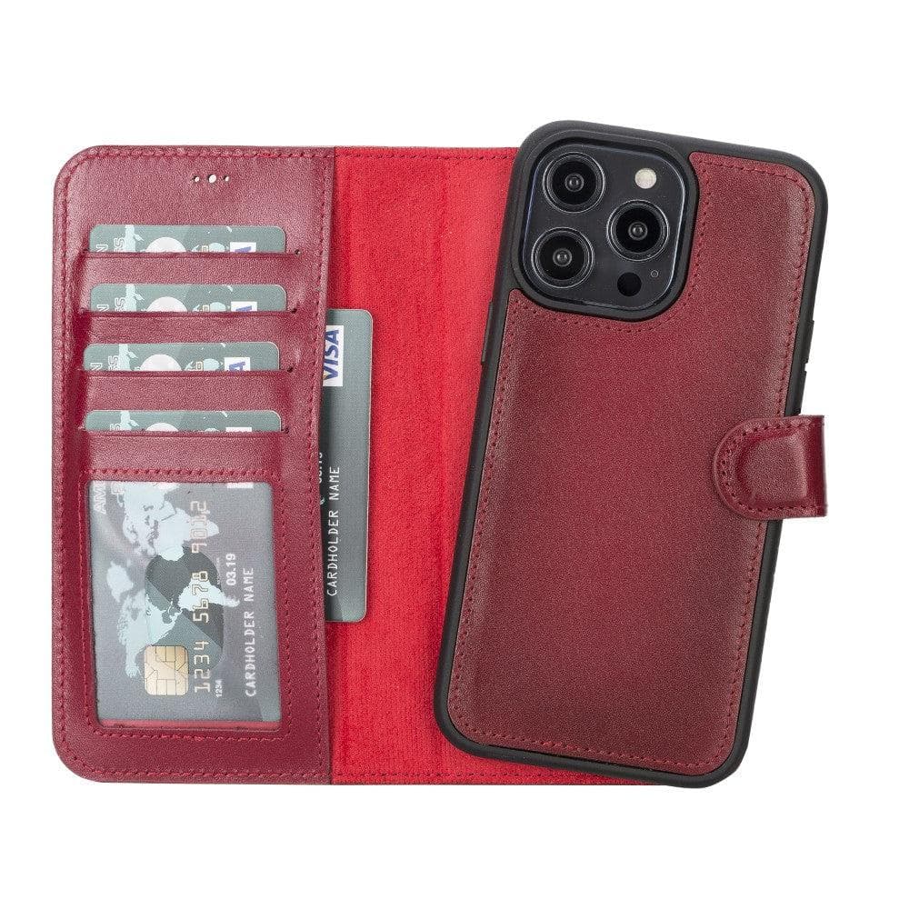 Magic iPhone 14 Pro Max Detachable Leather Wallet Case-8