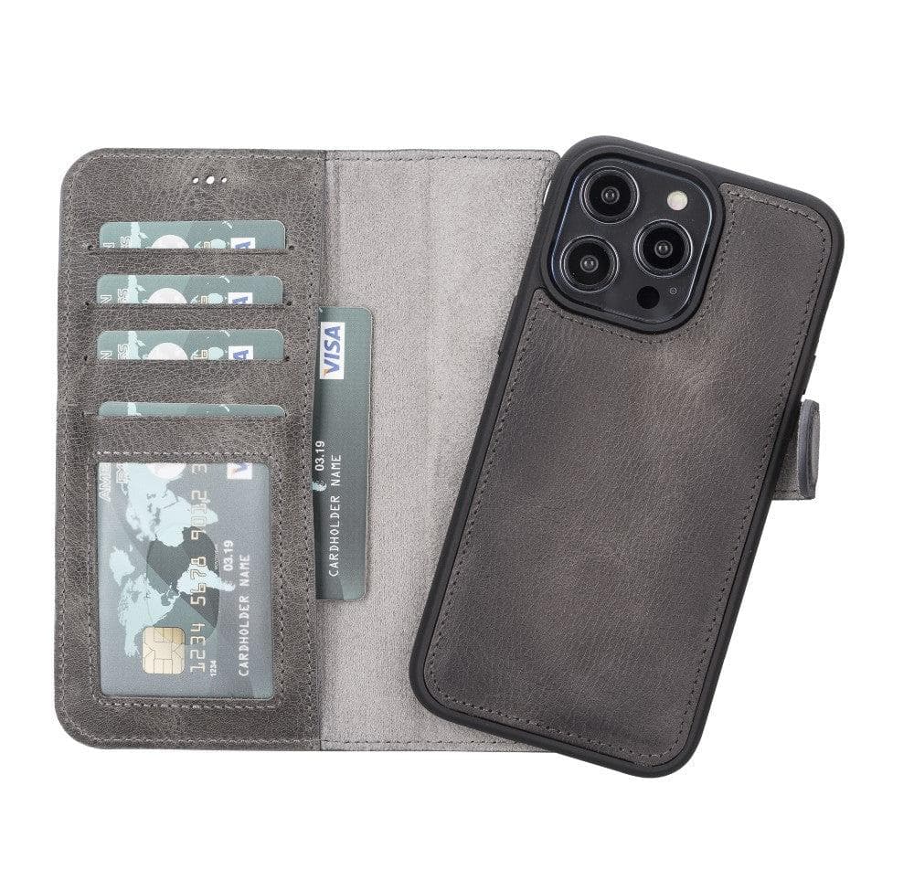 Magic iPhone 14 Detachable Leather Wallet Case-9