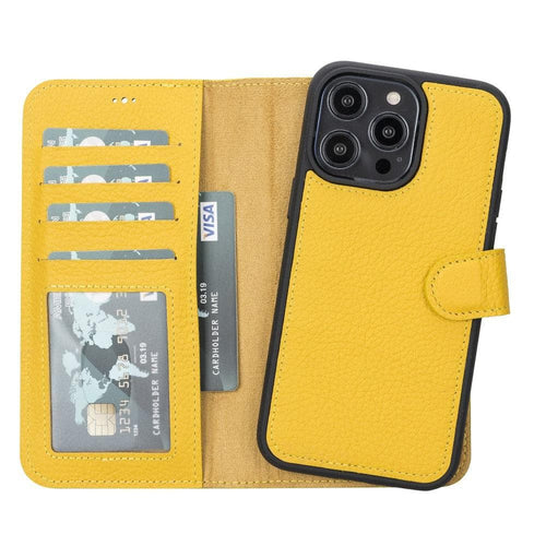 Load image into Gallery viewer, Magic iPhone 14 Pro Max Detachable Leather Wallet Case-10
