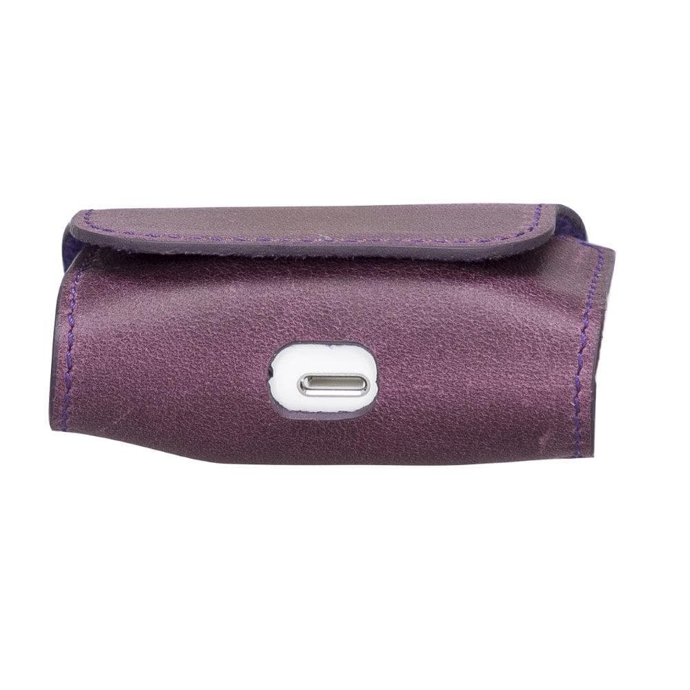 Mai Magnet AirPods 1 and AirPods 2 Leather Case with Hook-3