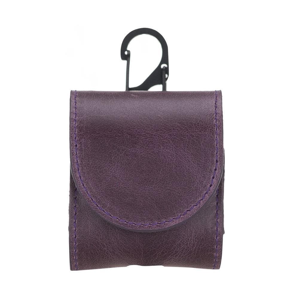 Mai Magnet AirPods 1 and AirPods 2 Leather Case with Hook-0