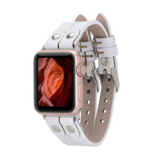 Load image into Gallery viewer, Durham Ely Leather Apple Watch Double Band-10
