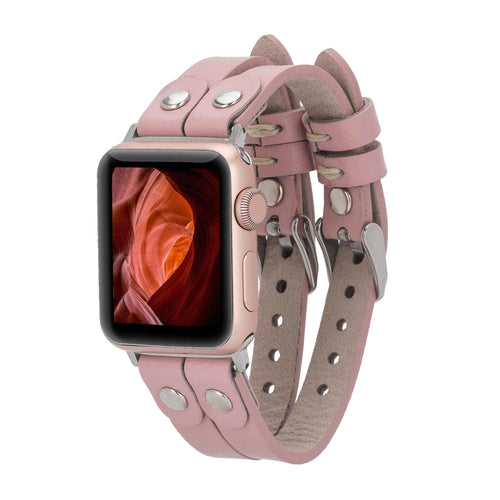 Load image into Gallery viewer, Durham Ely Leather Apple Watch Double Band-12
