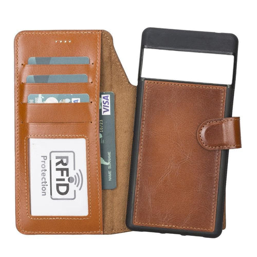 Load image into Gallery viewer, Magic Google Pixel 6 Pro Detachable Leather Wallet Case-1
