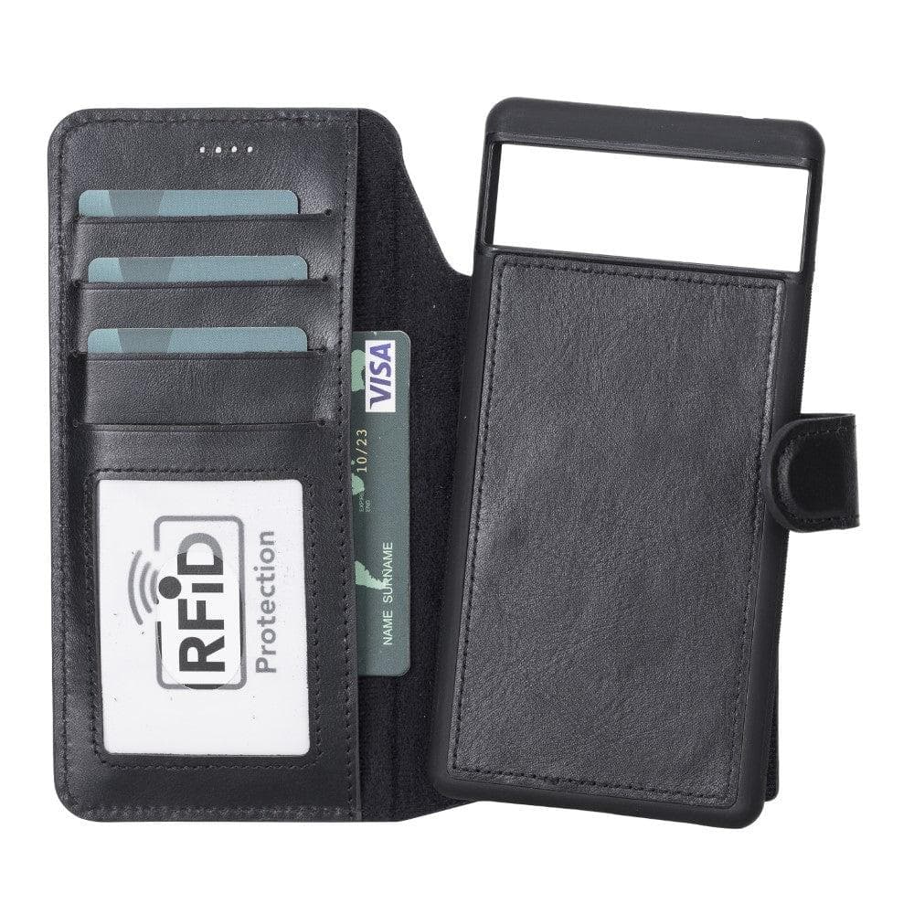 Magic Google Pixel 6 Detachable Leather Wallet Case-5