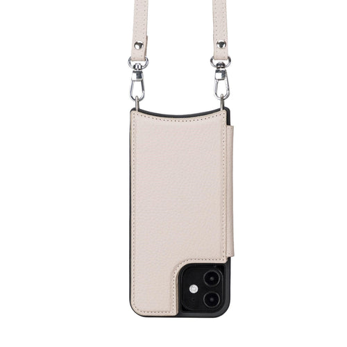 Load image into Gallery viewer, Saff iPhone 12 Series Leather Case with Shoulder Strap-0
