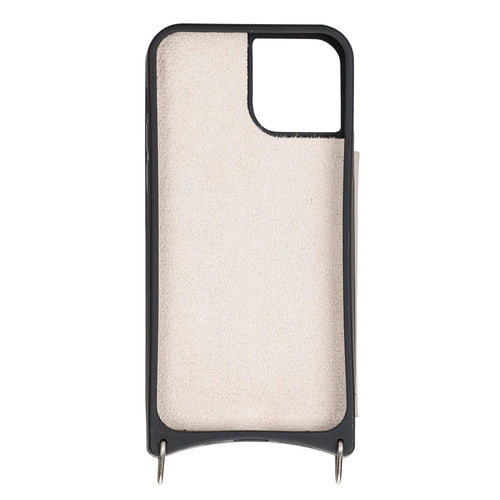Load image into Gallery viewer, Saff iPhone 12 Series Leather Case with Shoulder Strap-4

