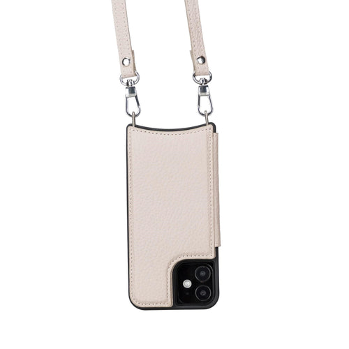 Load image into Gallery viewer, Saff iPhone 12 Series Leather Case with Shoulder Strap-8
