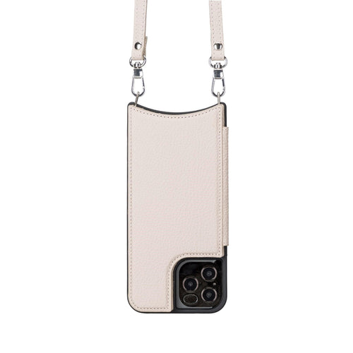 Load image into Gallery viewer, Saff iPhone 12 Series Leather Case with Shoulder Strap-6
