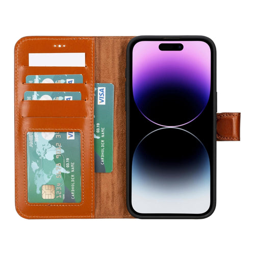 Load image into Gallery viewer, Magic iPhone 15 Plus Detachable Leather Wallet Case-4
