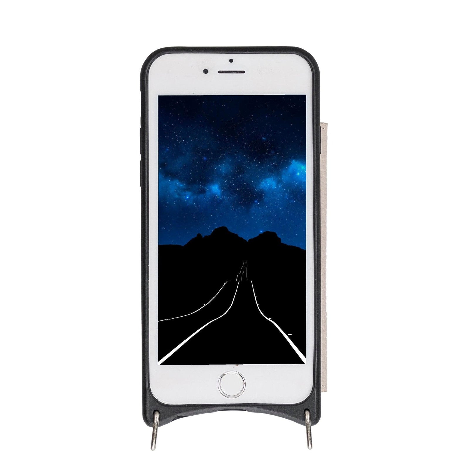 Saff iPhone SE/8/7 Series Leather Case with Strap - SAFF UFW-2