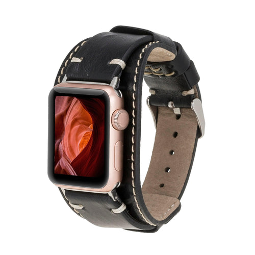 Load image into Gallery viewer, Cuff Leather Apple Watch Band-8
