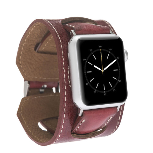 Load image into Gallery viewer, Cuff Leather Apple Watch Band-7
