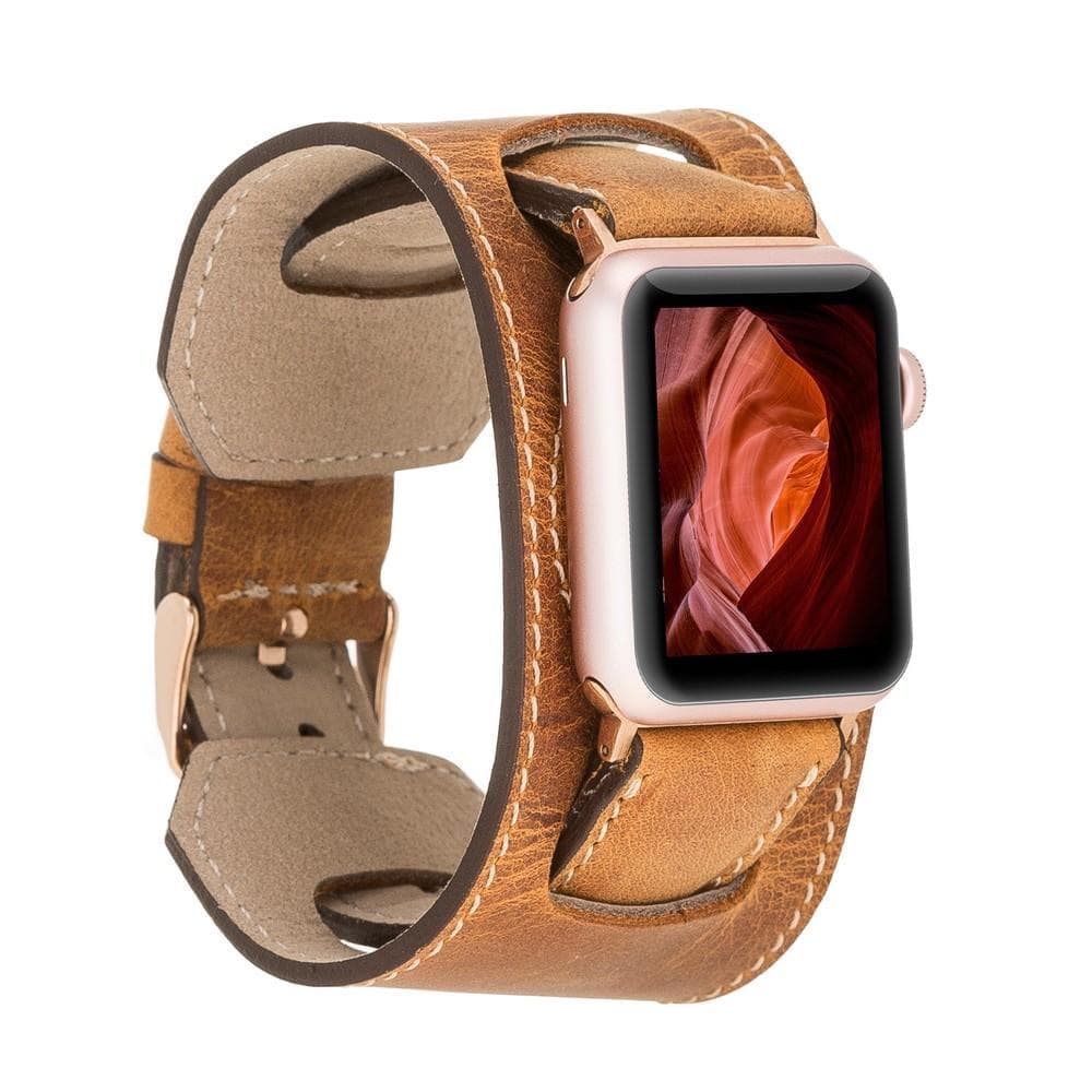 Cuff Leather Apple Watch Band-5