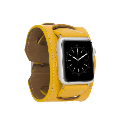 Load image into Gallery viewer, Cuff Leather Apple Watch Band-0
